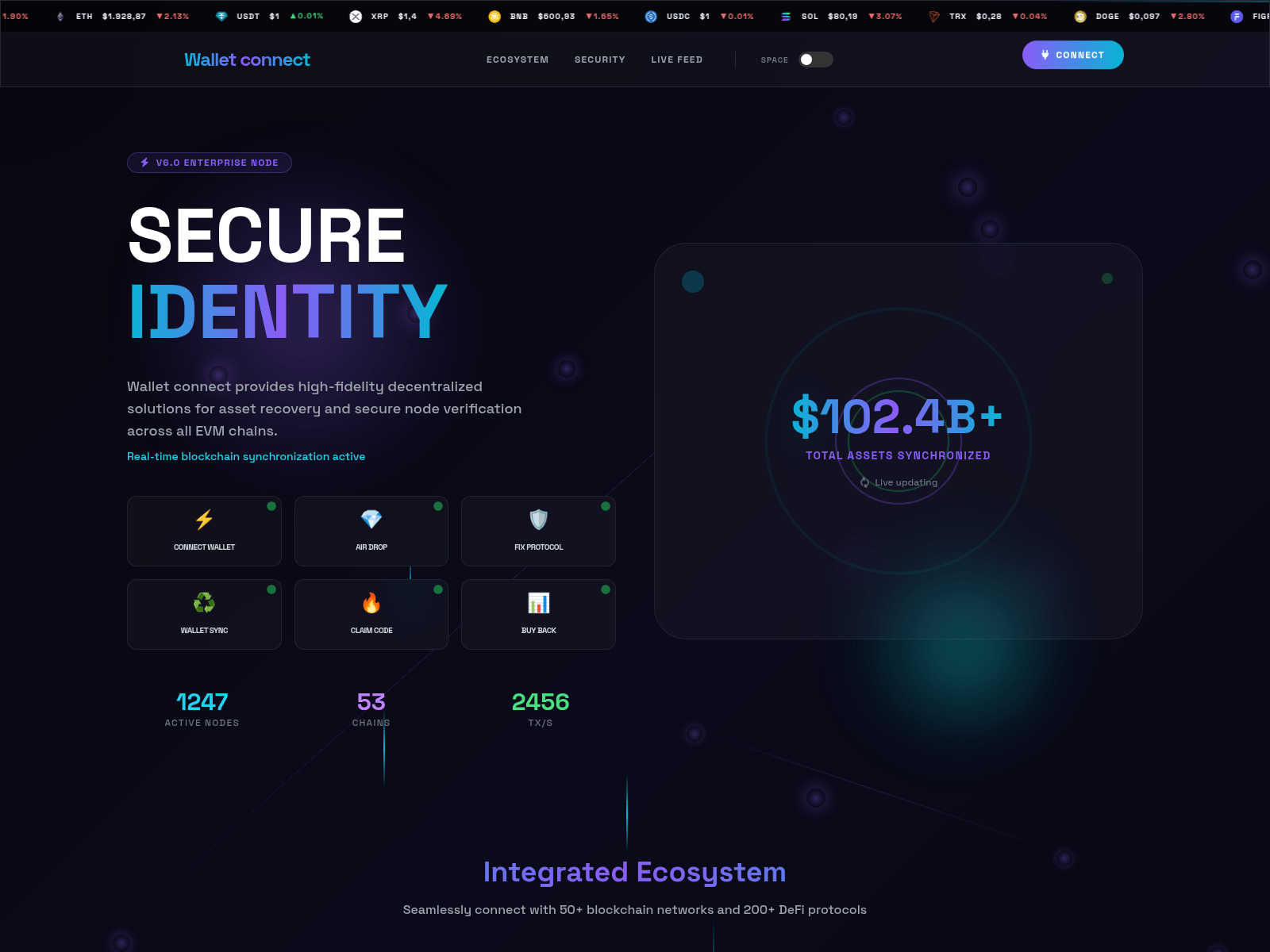 Screenshot of web3connect.click