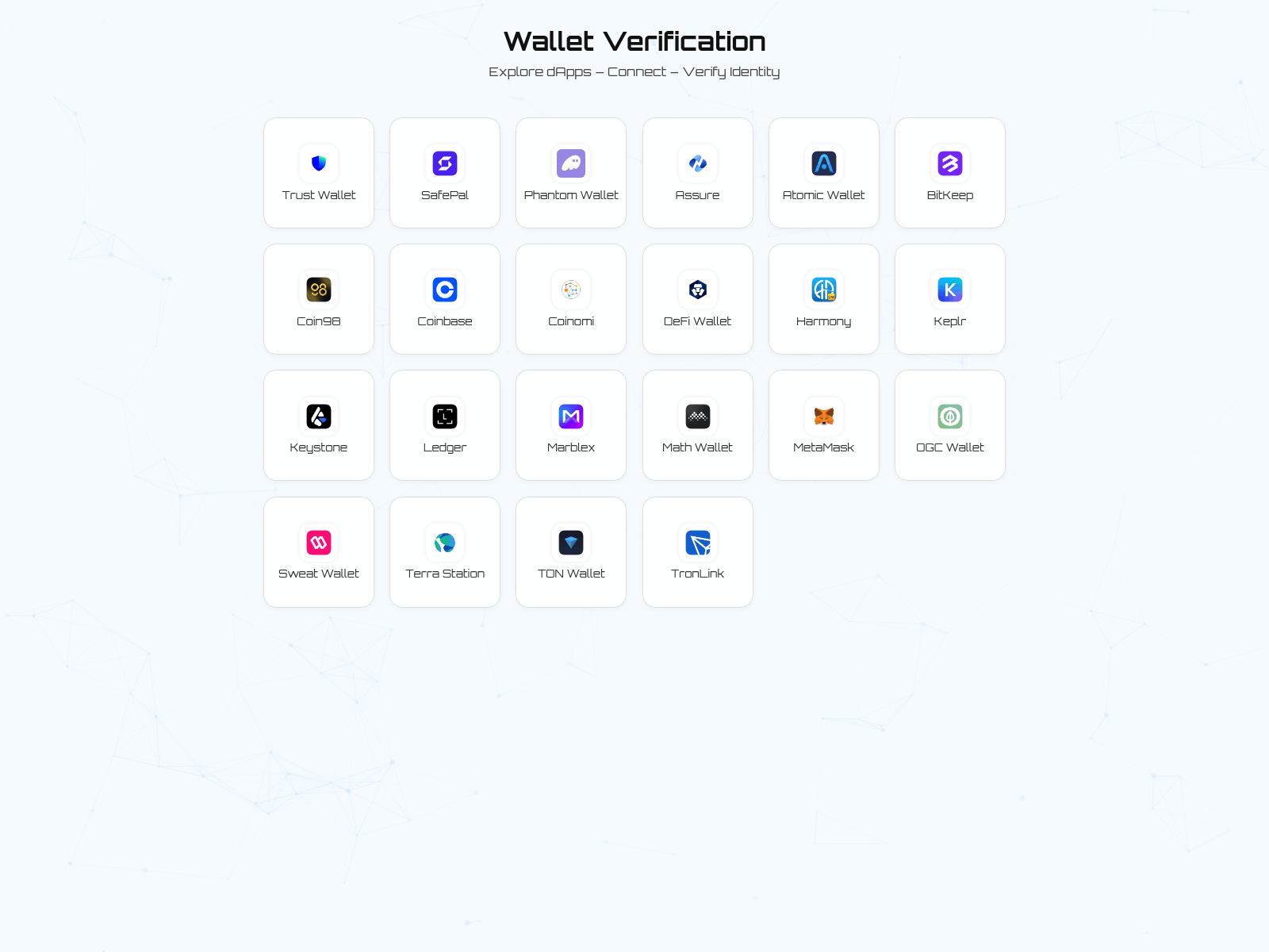 Screenshot of trustchain.help