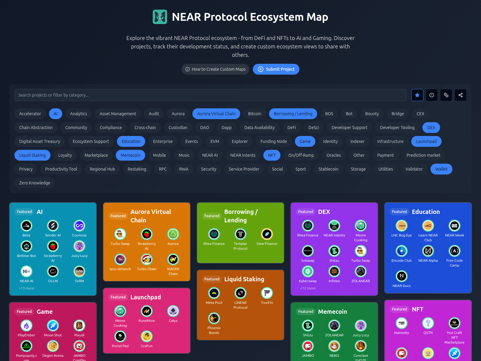 Screenshot of nearprotocol.eco