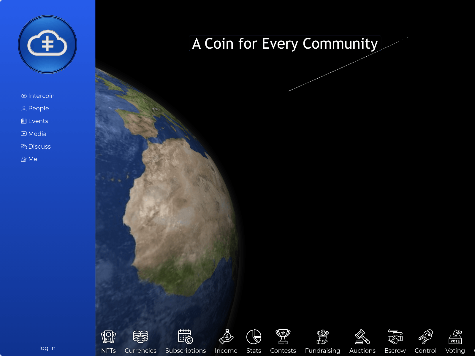Screenshot of intercoin.app