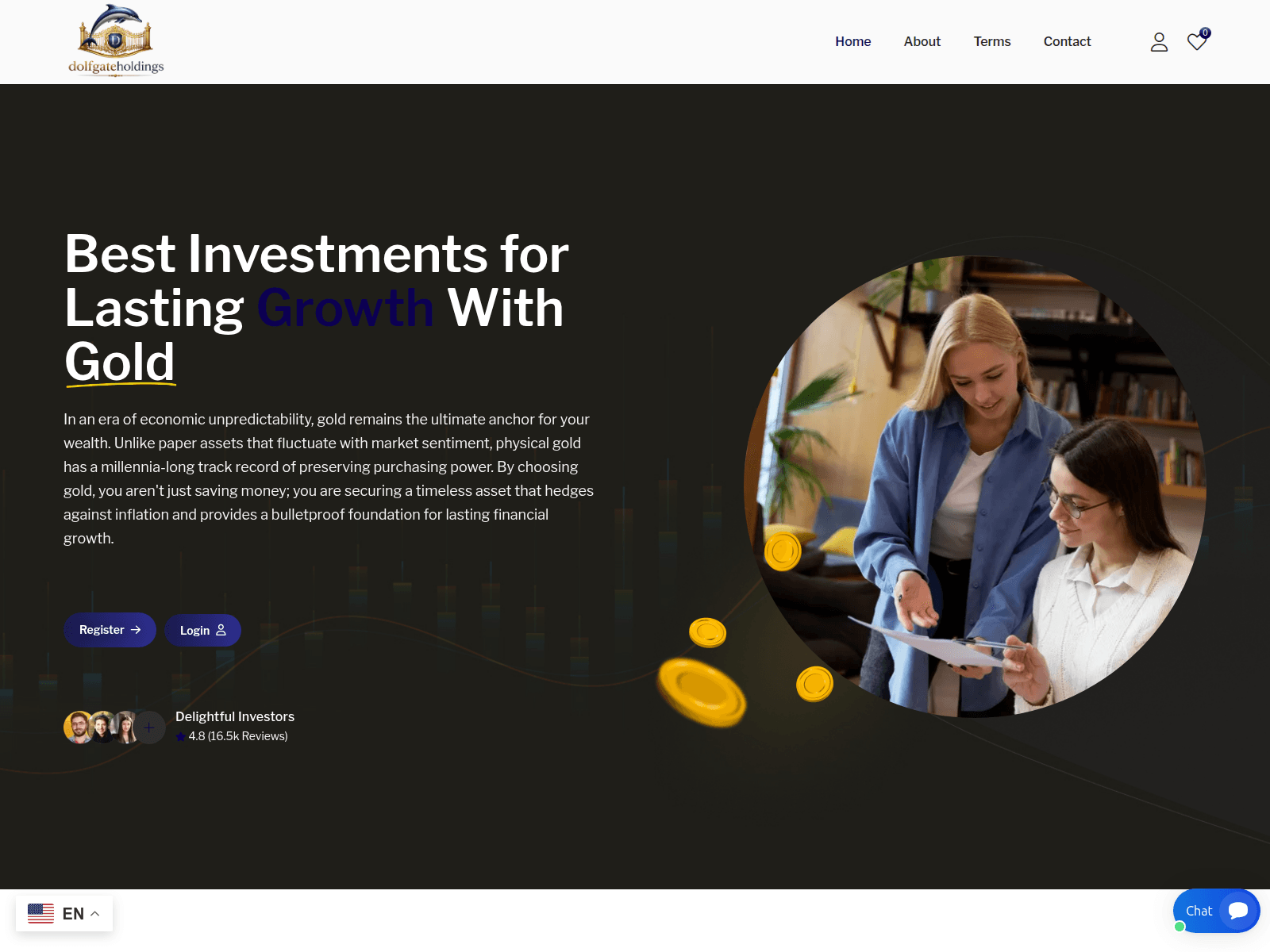 Screenshot of dolfgateholdings.com