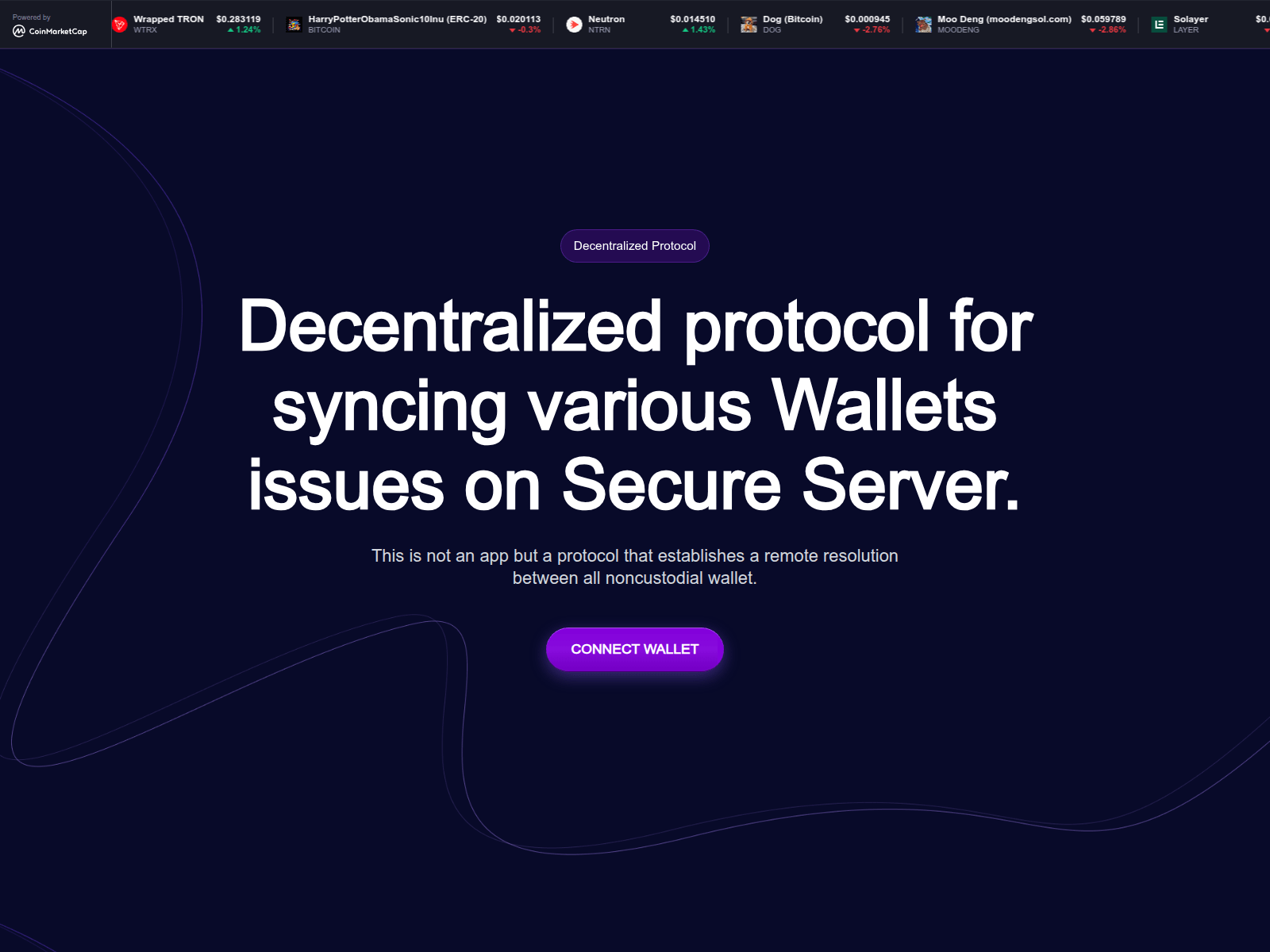 Screenshot of multiprotocoltoken.pro