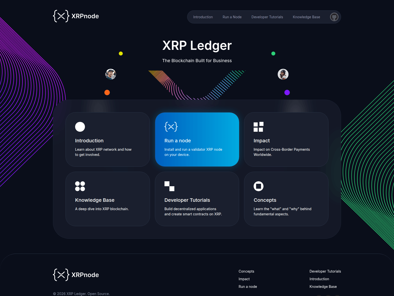 Screenshot of xrp-nodes.com
