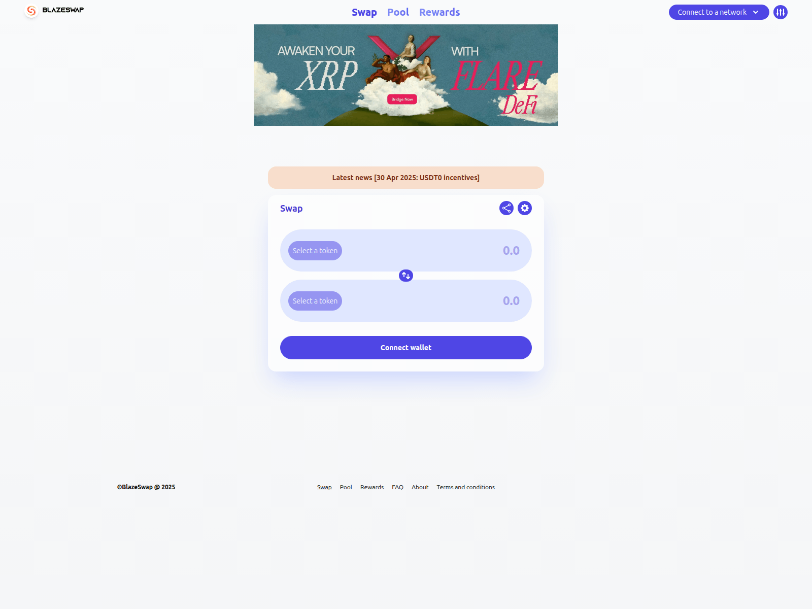 Screenshot of blazeswaps.org