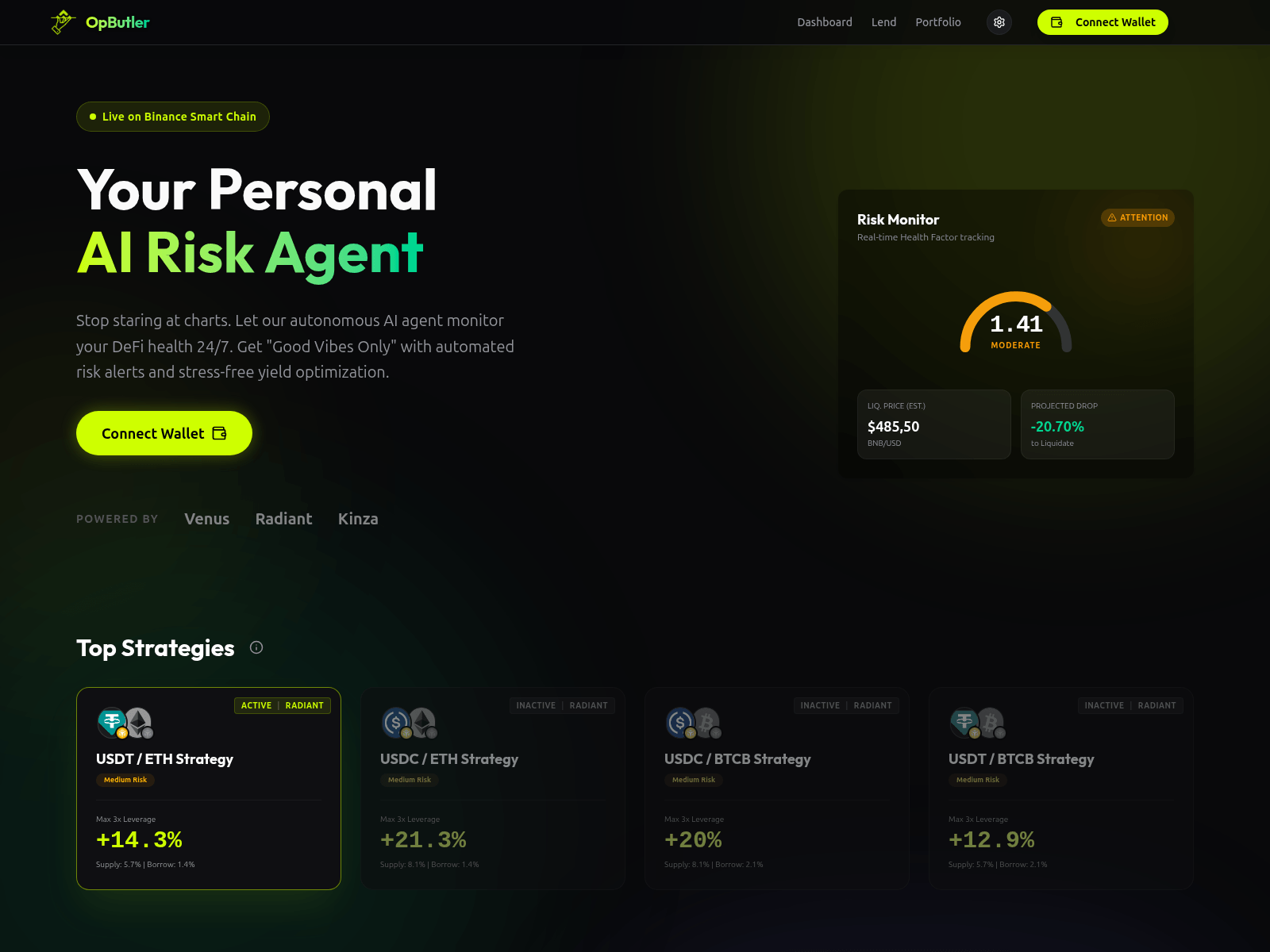 Screenshot of www.opbutler.xyz