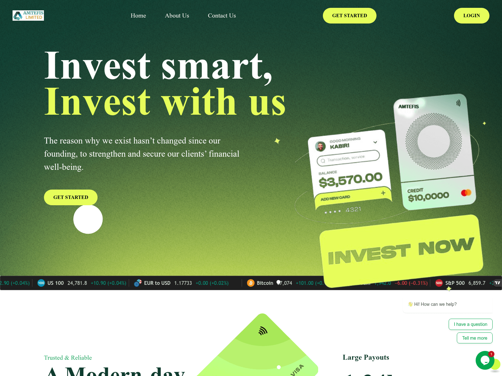 Screenshot of amtefis.com