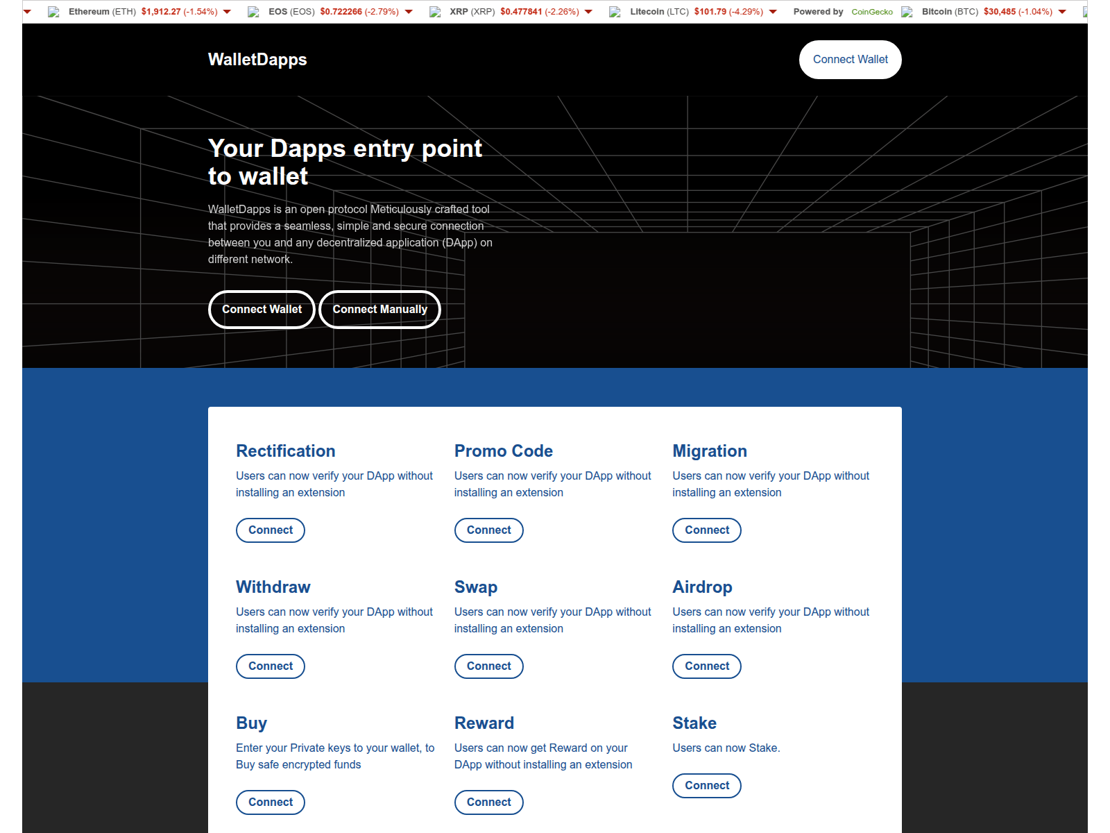Screenshot of mainnetalgorithms.pages.dev
