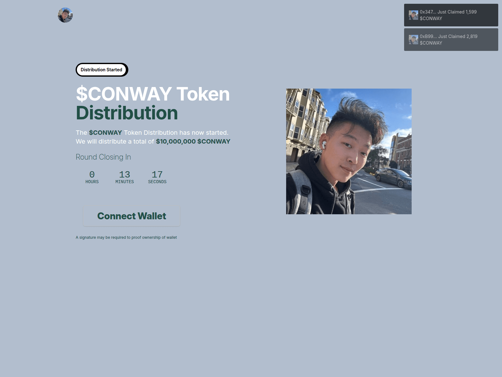Screenshot of conway-allocation.xyz