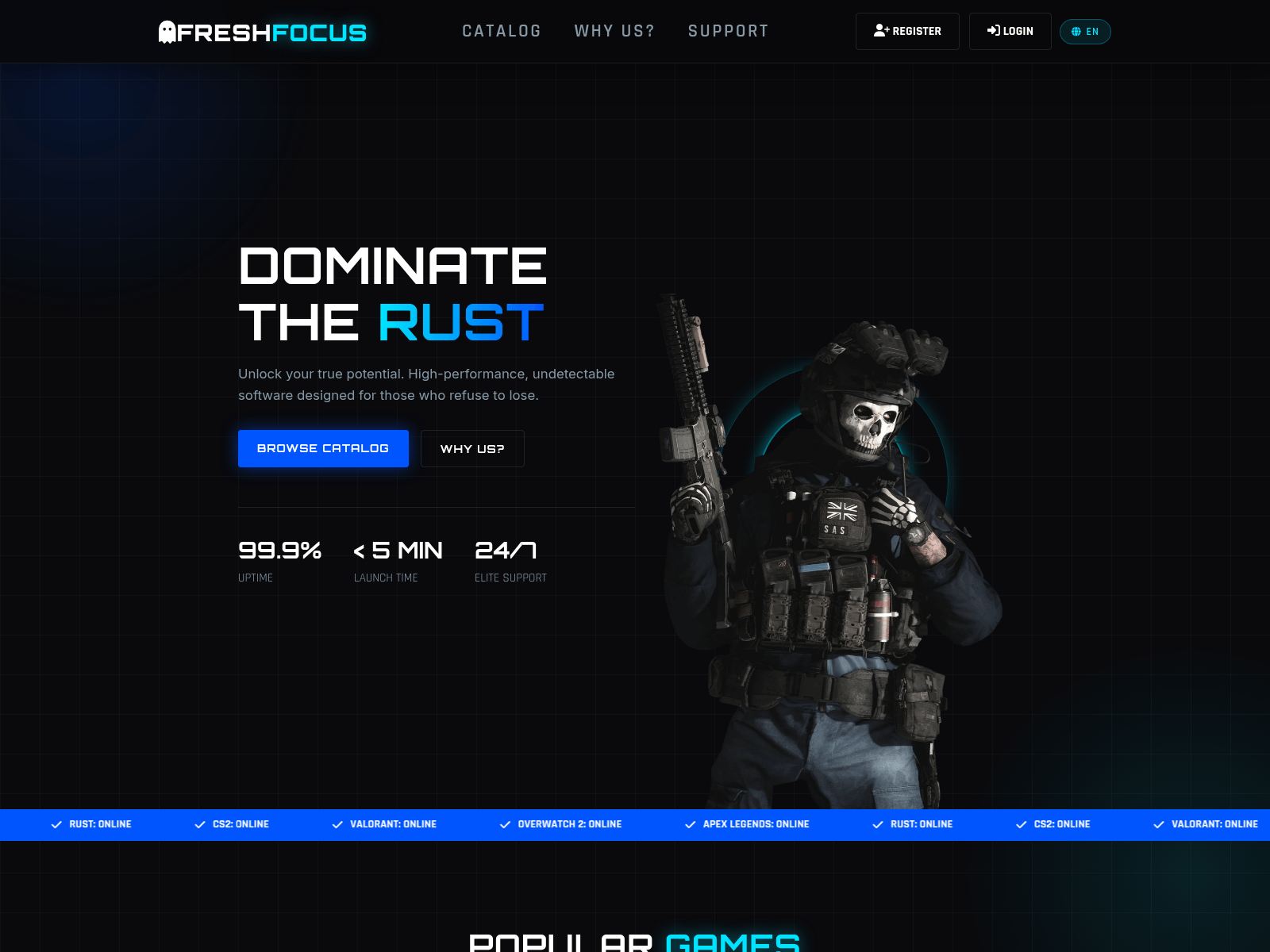 Screenshot of fresh-focus.pro