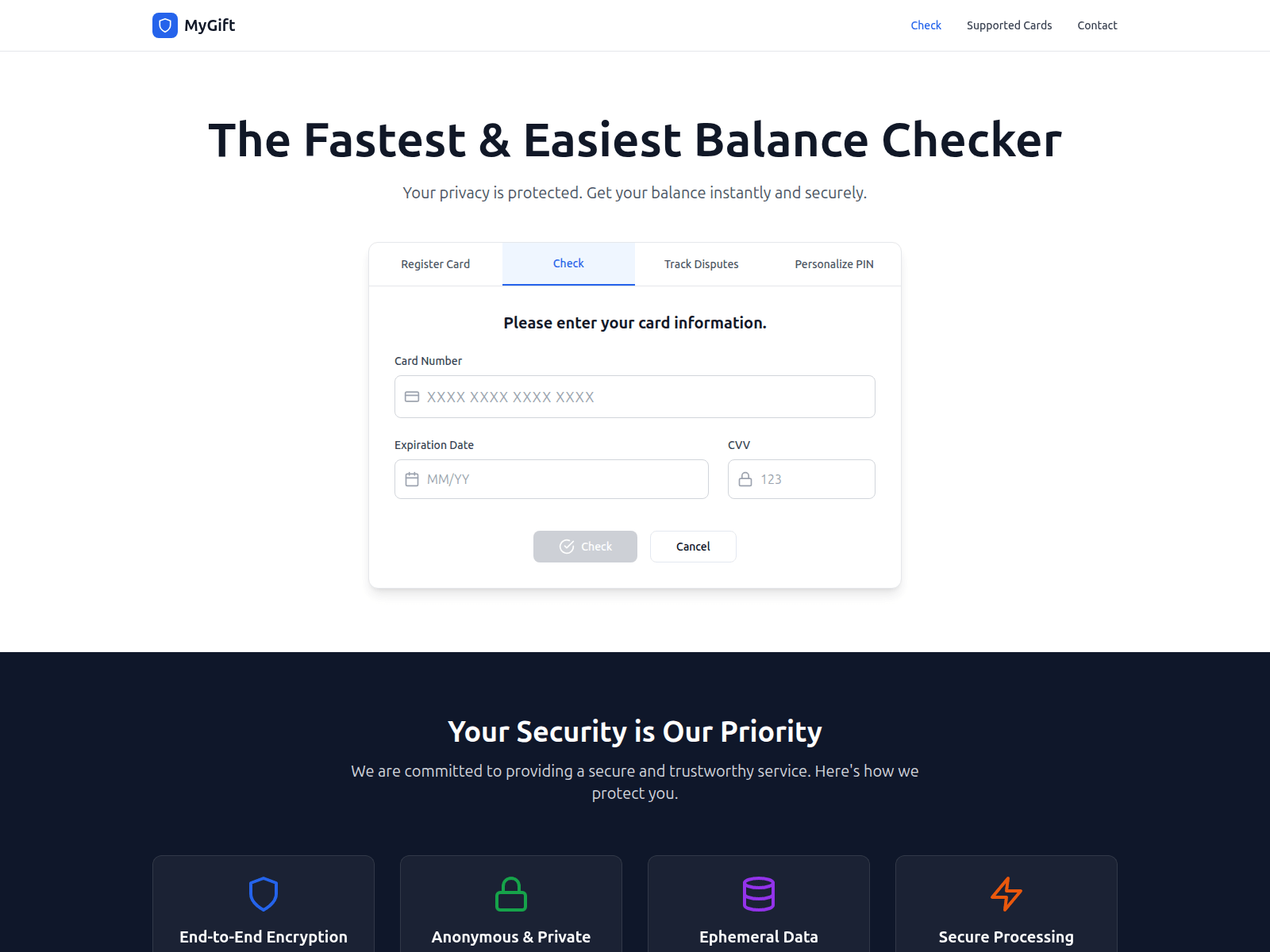 Screenshot of mygift-myonlymal.com