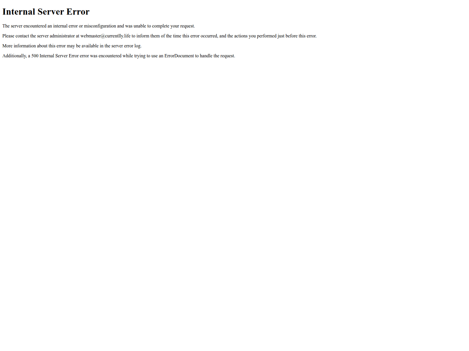Screenshot of currentlly.life