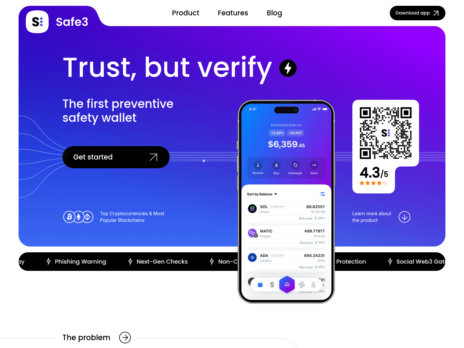 Screenshot of safe3.app