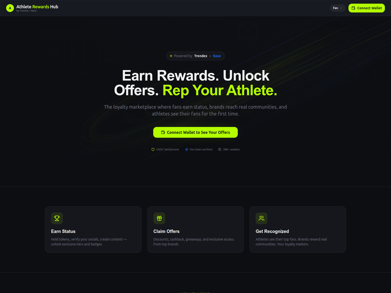 Screenshot of loyalty-integration.trendex.gg