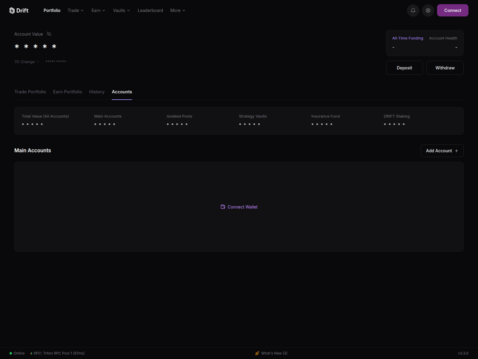 Screenshot of drift-trade.app