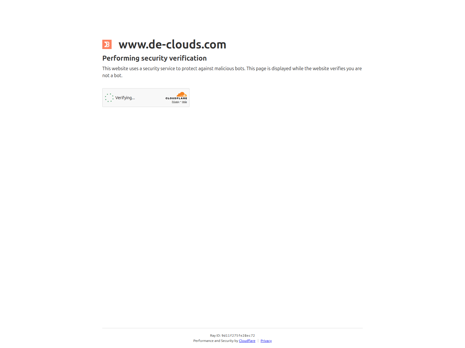Screenshot of de-clouds.com