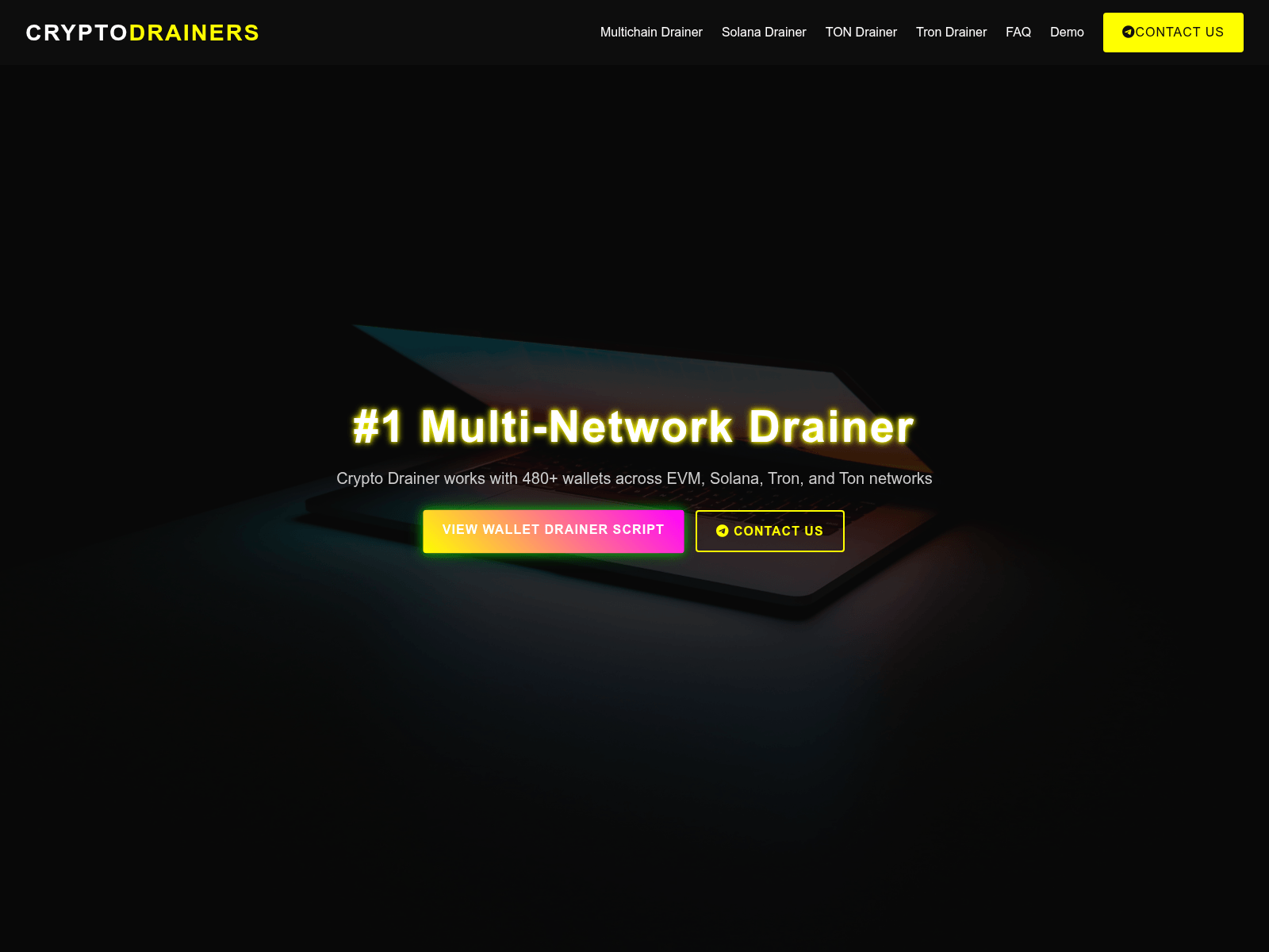 Screenshot of drainerkits.pages.dev