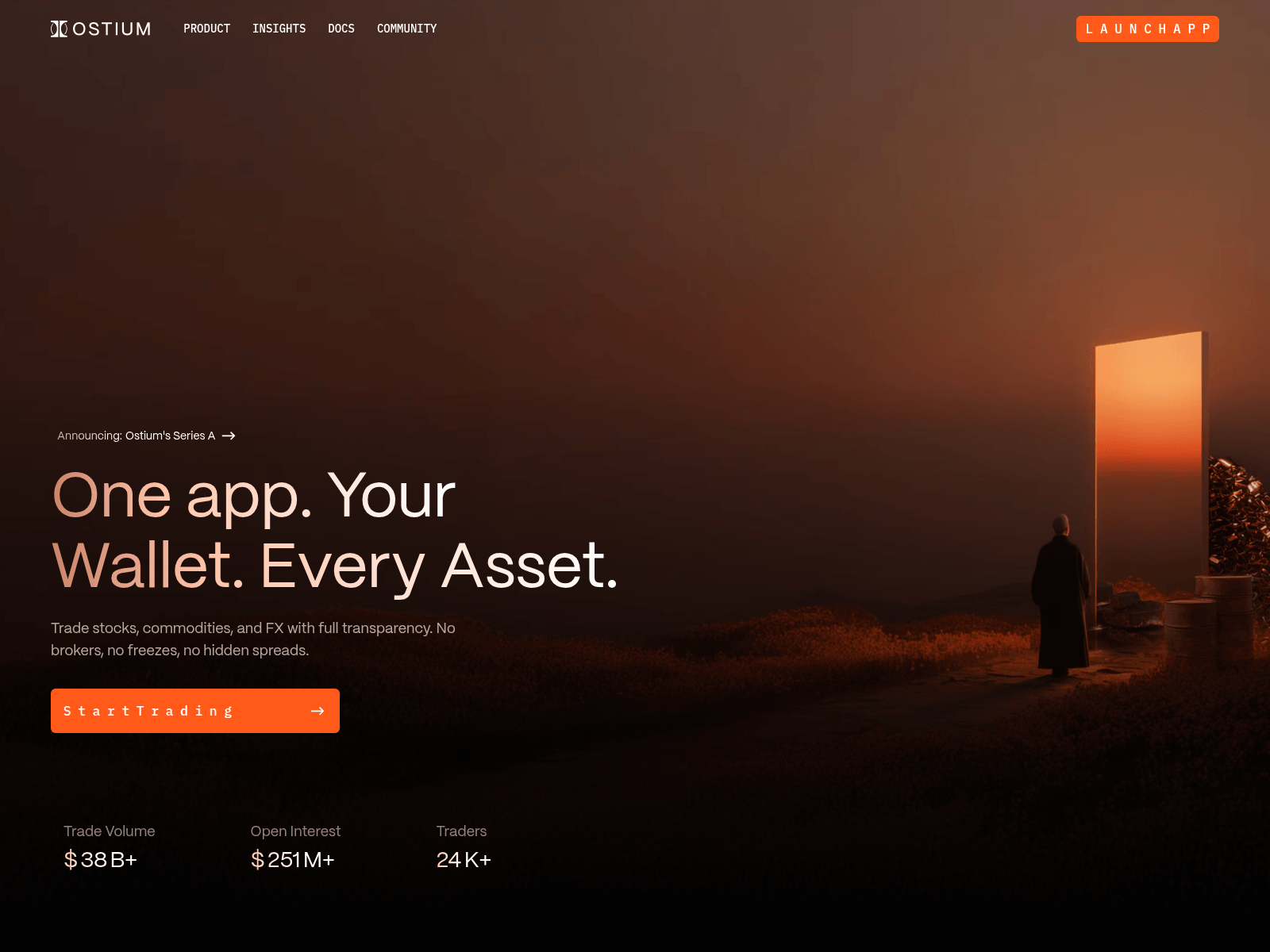 Screenshot of ostium-trade.com