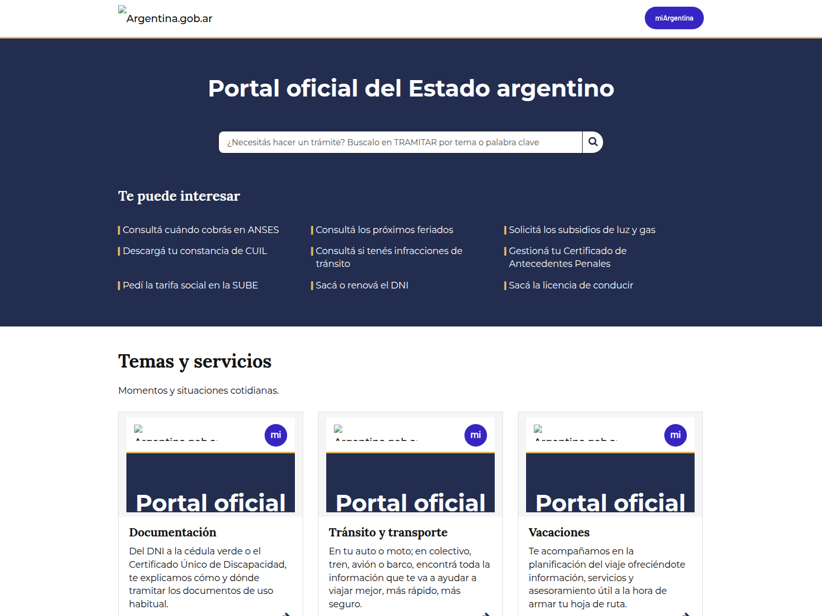 Screenshot of byd.9dejulio.gob.ar