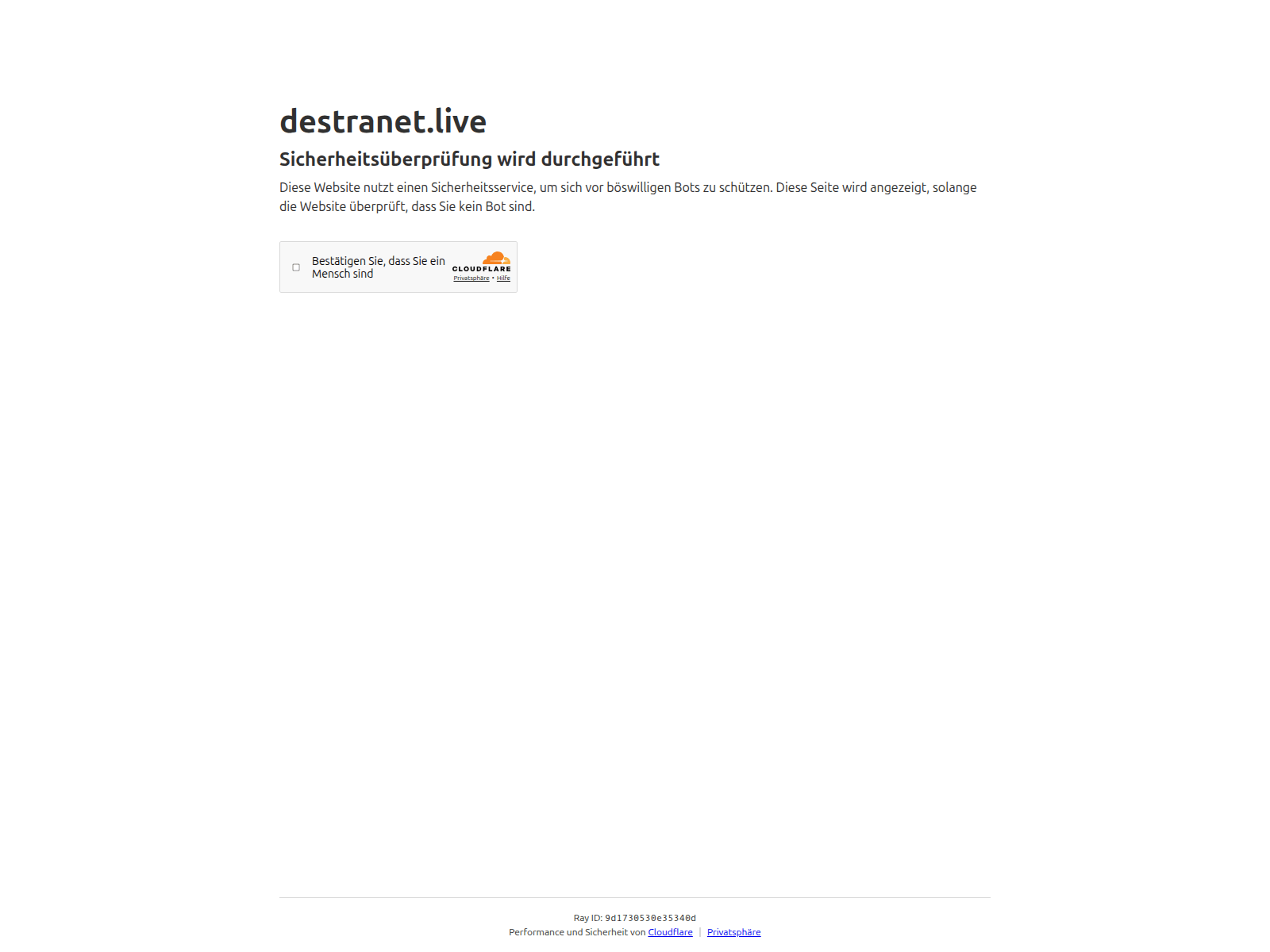 Screenshot of destranet.live