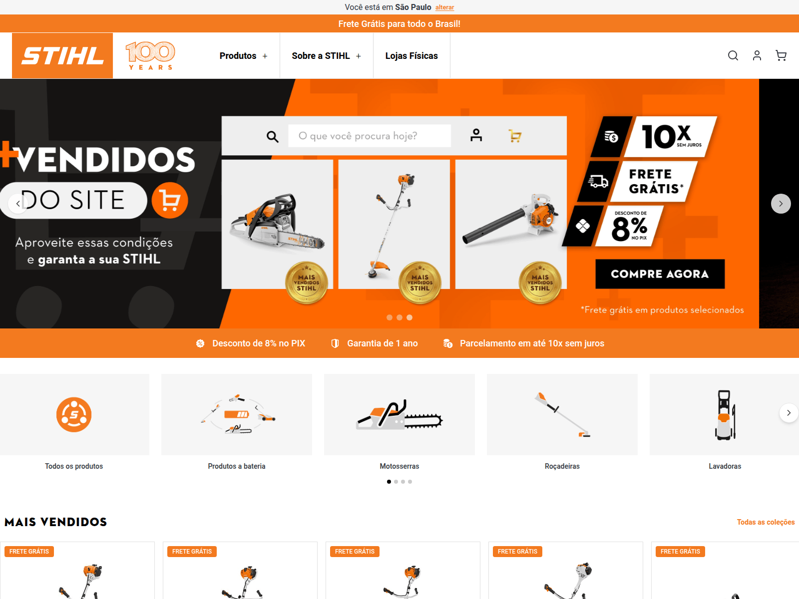 Screenshot of lojastihlonline.com