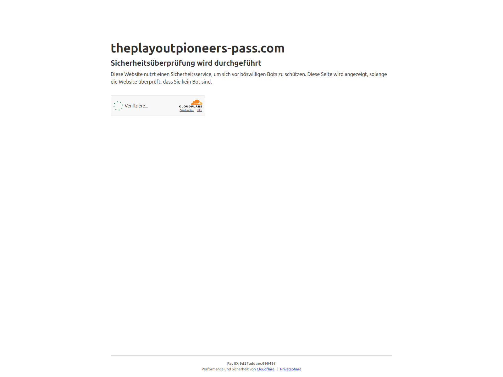 Screenshot of theplayoutpioneers-pass.com