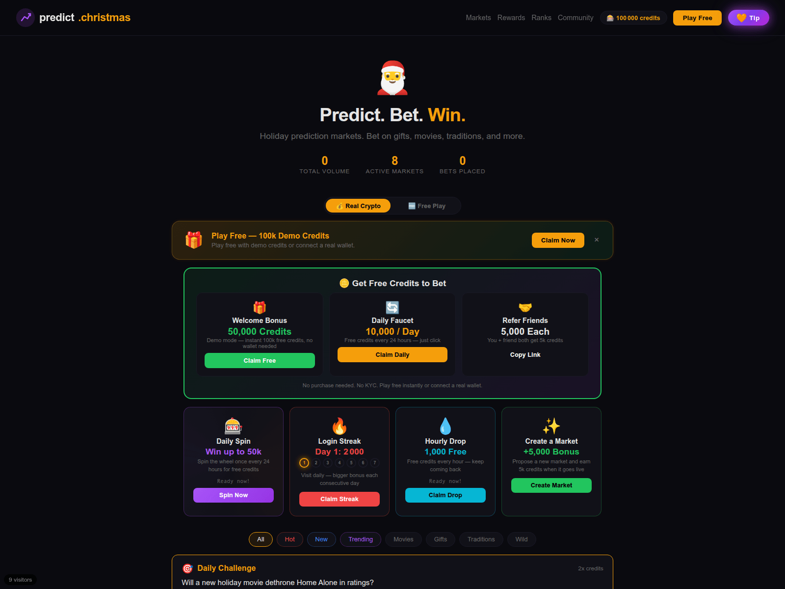 Forensic screenshot of predict.christmas