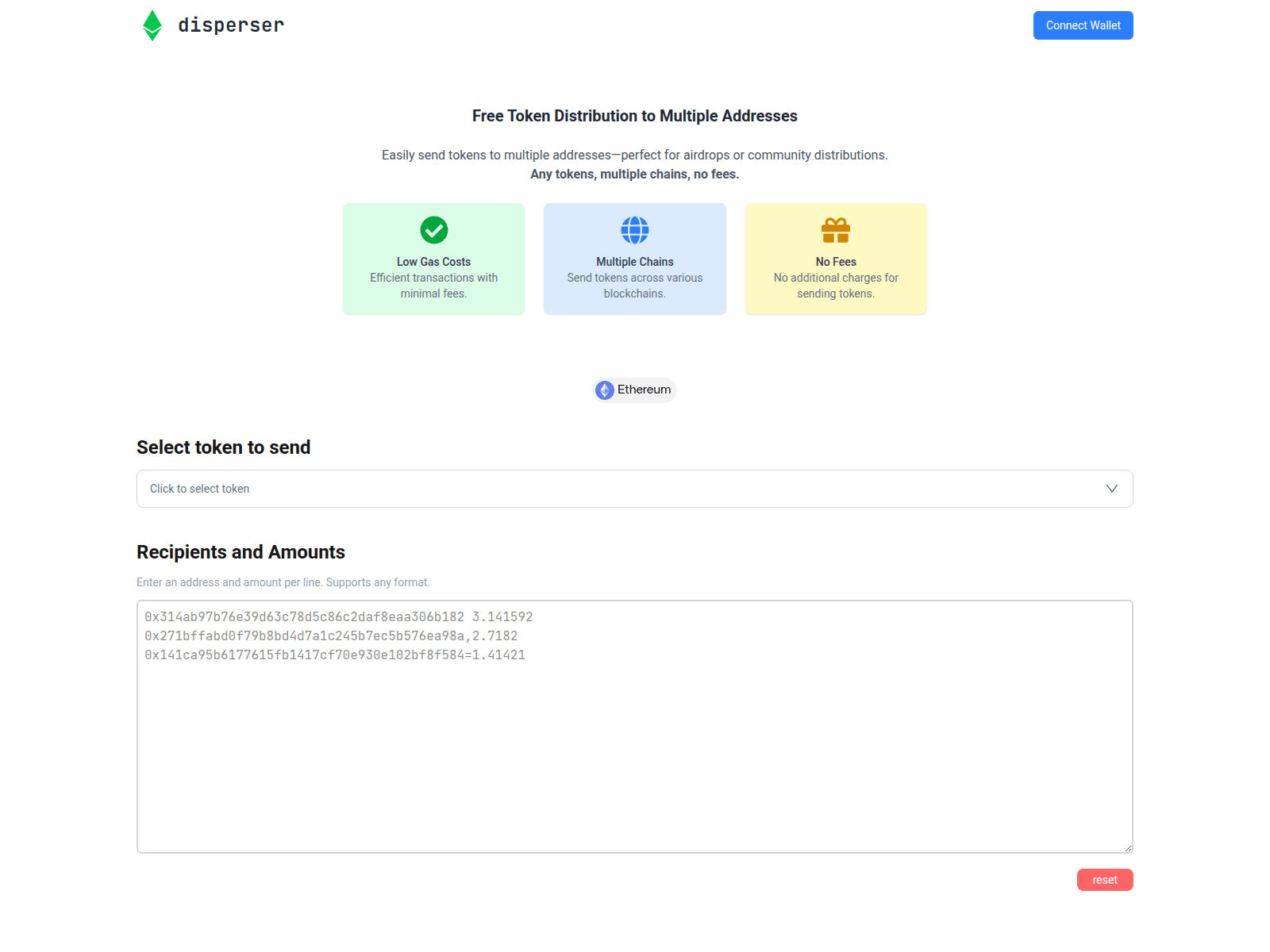 Screenshot of disperser.cc