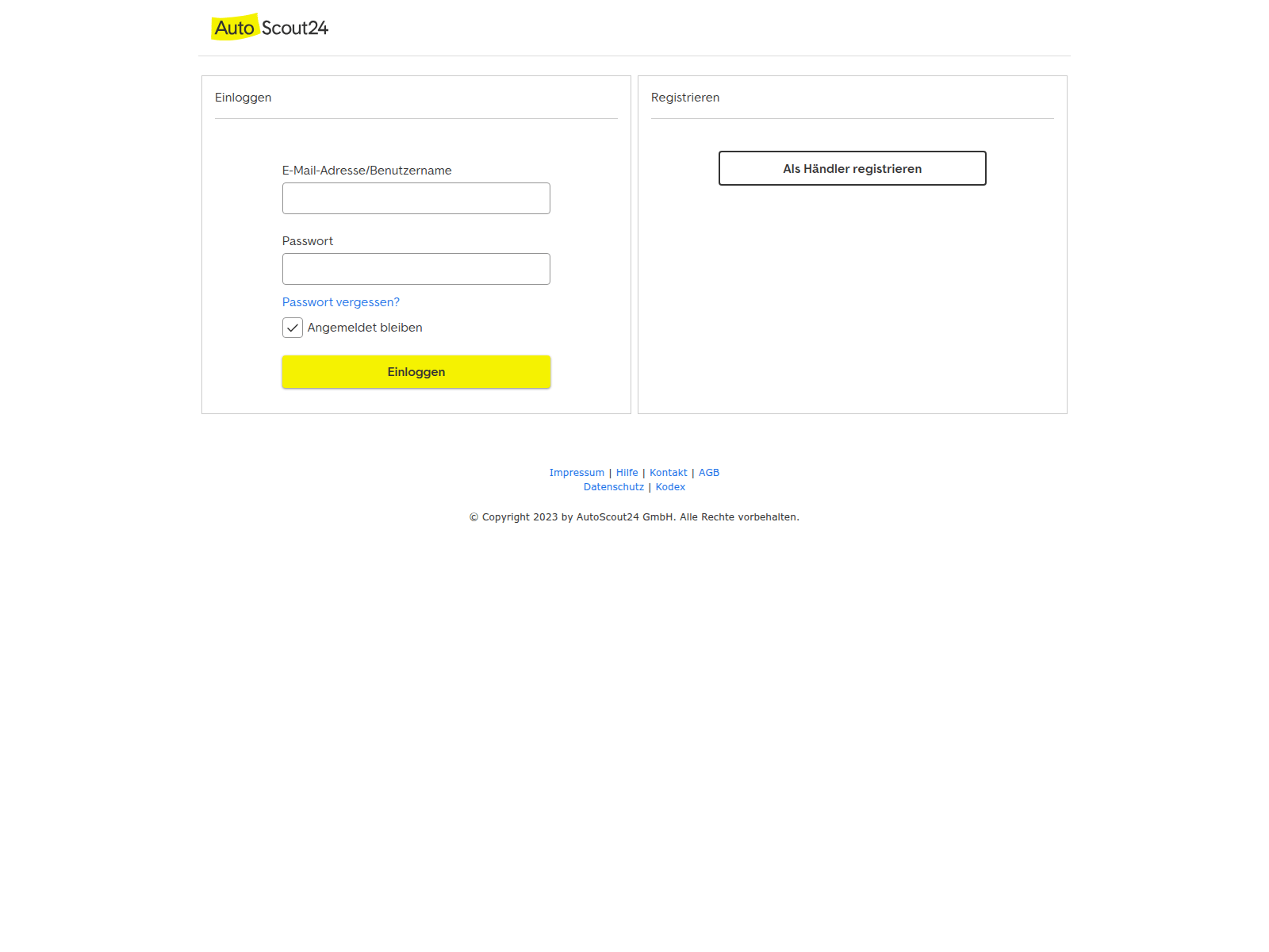 Screenshot of autoscout24-anfrage719861.colegiointeragirfsa.com