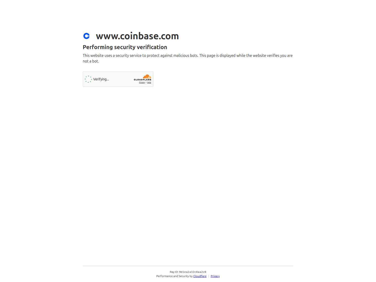 Screenshot of 895142coinbase.com