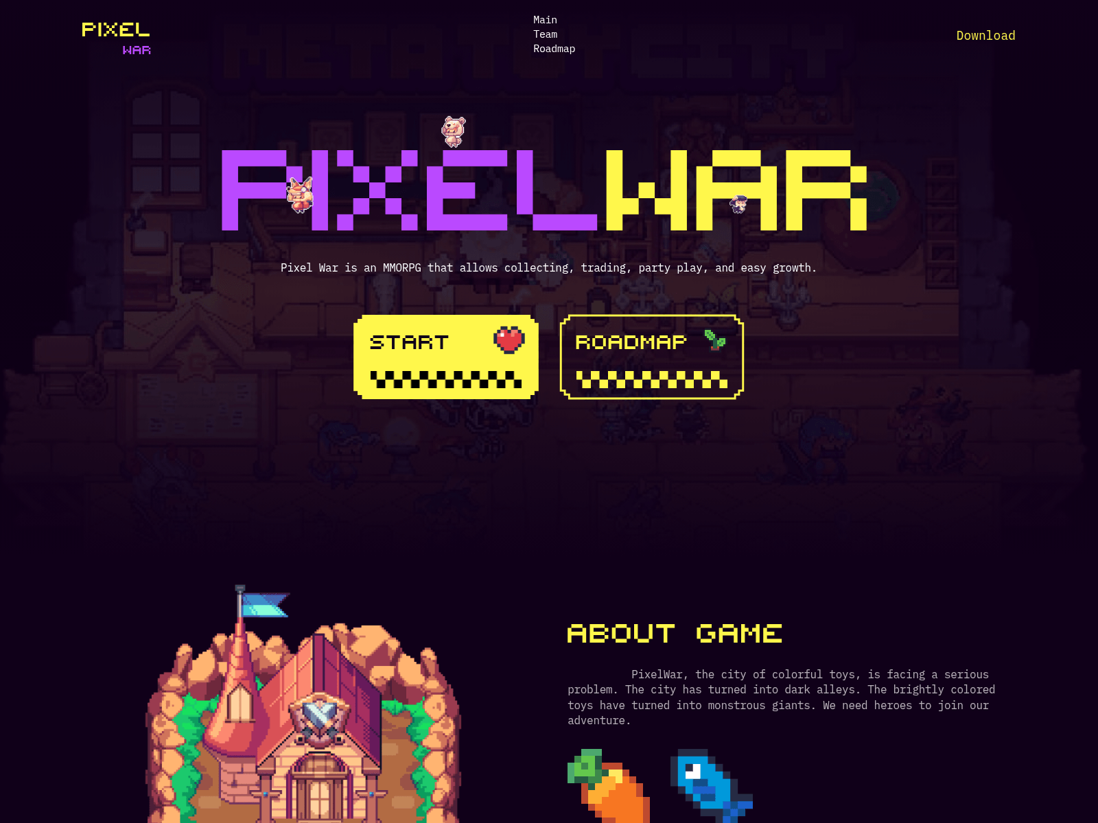 Screenshot of pixel-war.app