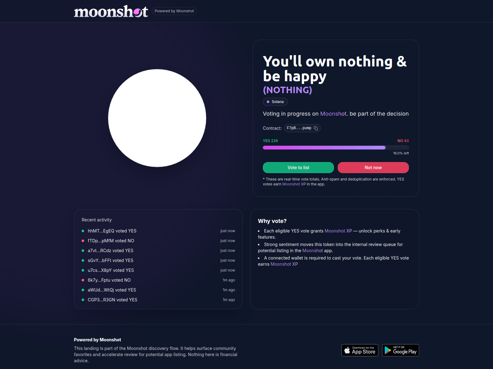 Screenshot of moomshot-votes.org