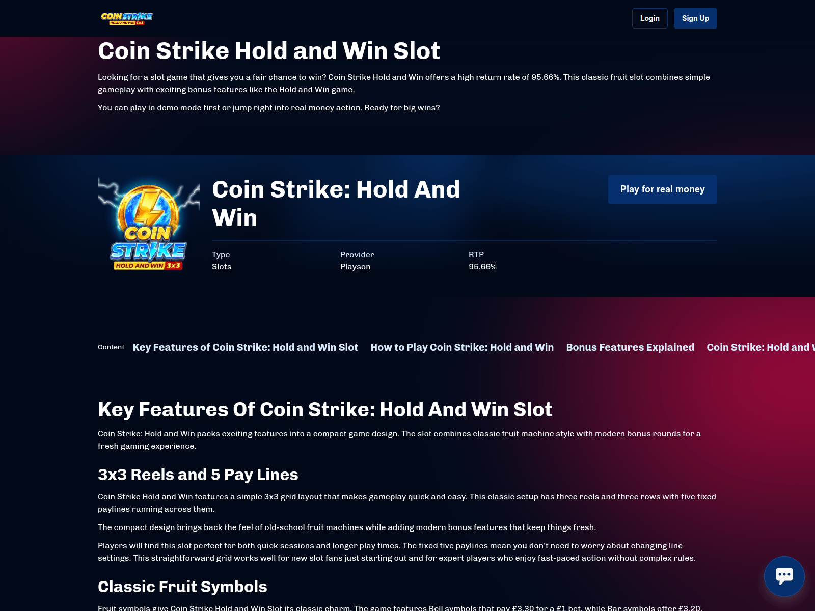 Screenshot of coin-strike.eu
