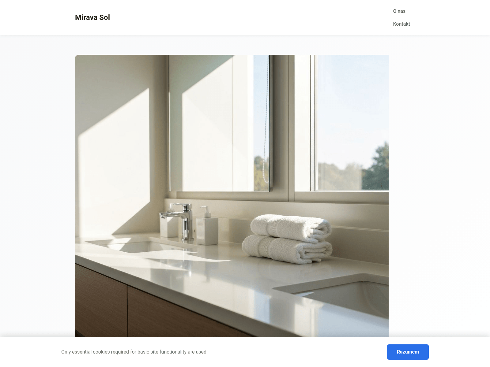 Screenshot of miravasol.info