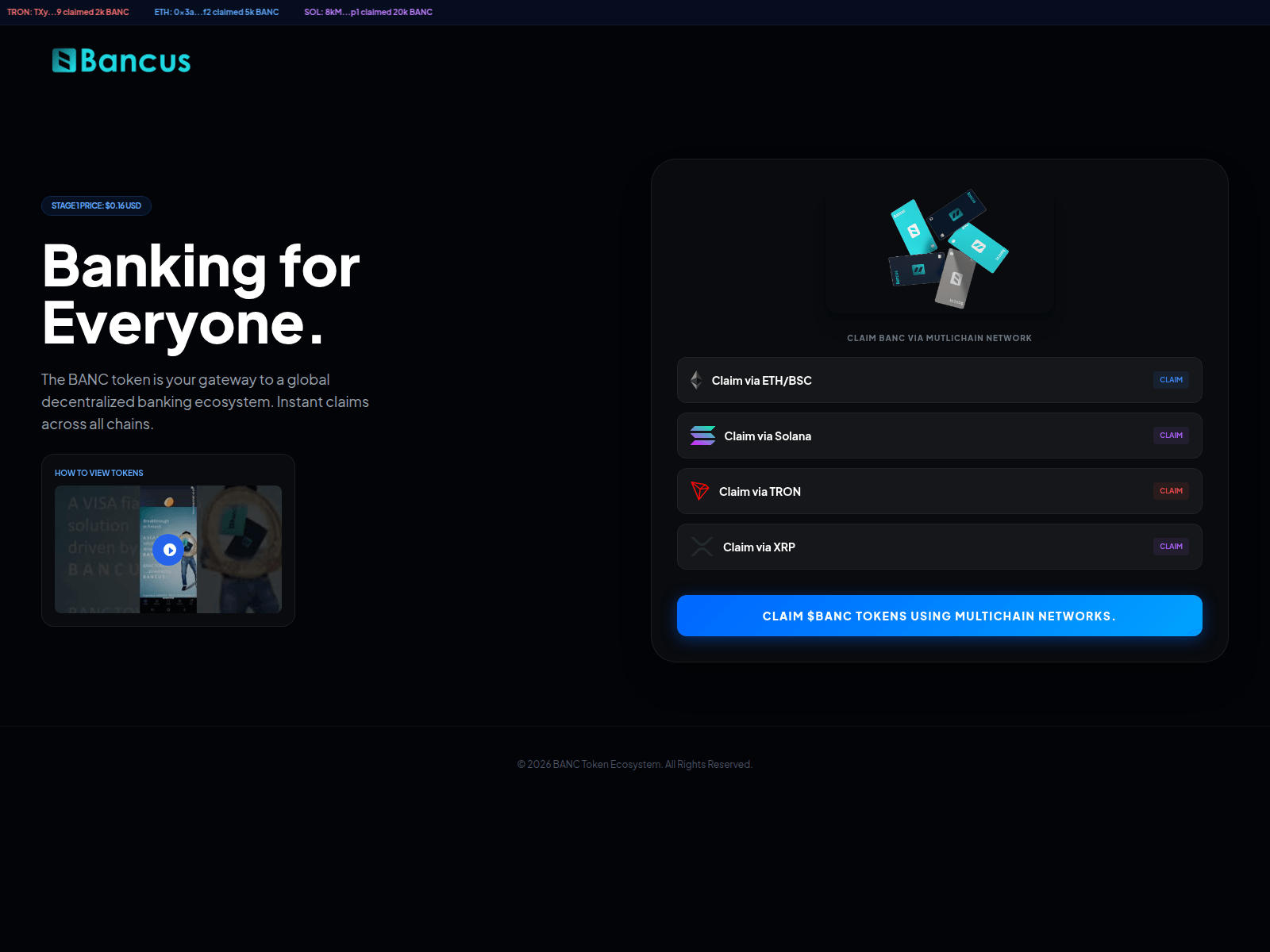 Screenshot of invite-banctoken.pages.dev