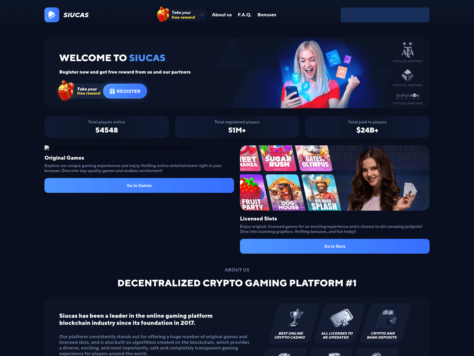 Screenshot of siucas.com