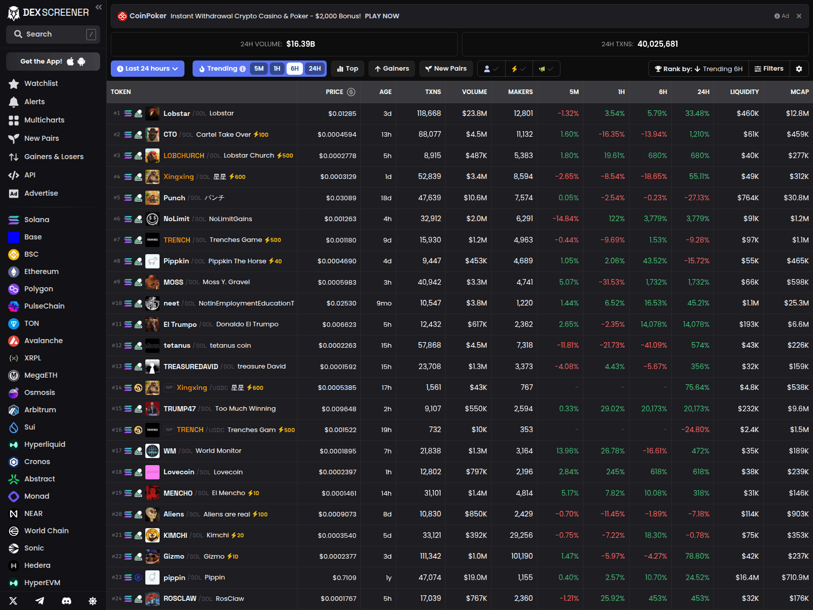 Screenshot of app-dexscreneer.com