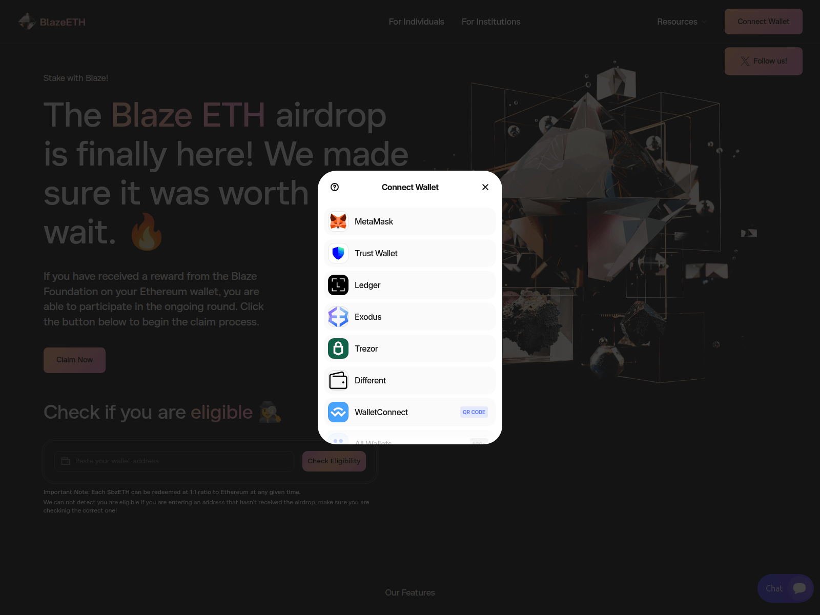 Screenshot of eventblaze.net