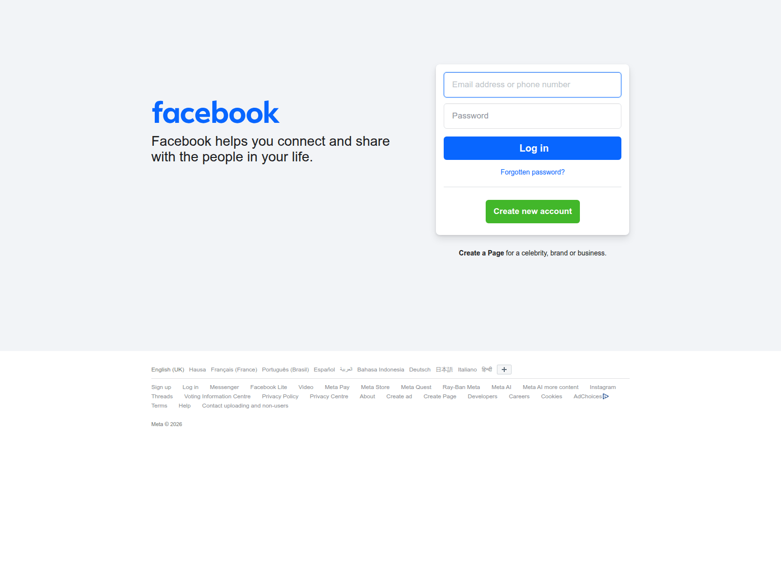 Screenshot of faceb000k.duckdns.org