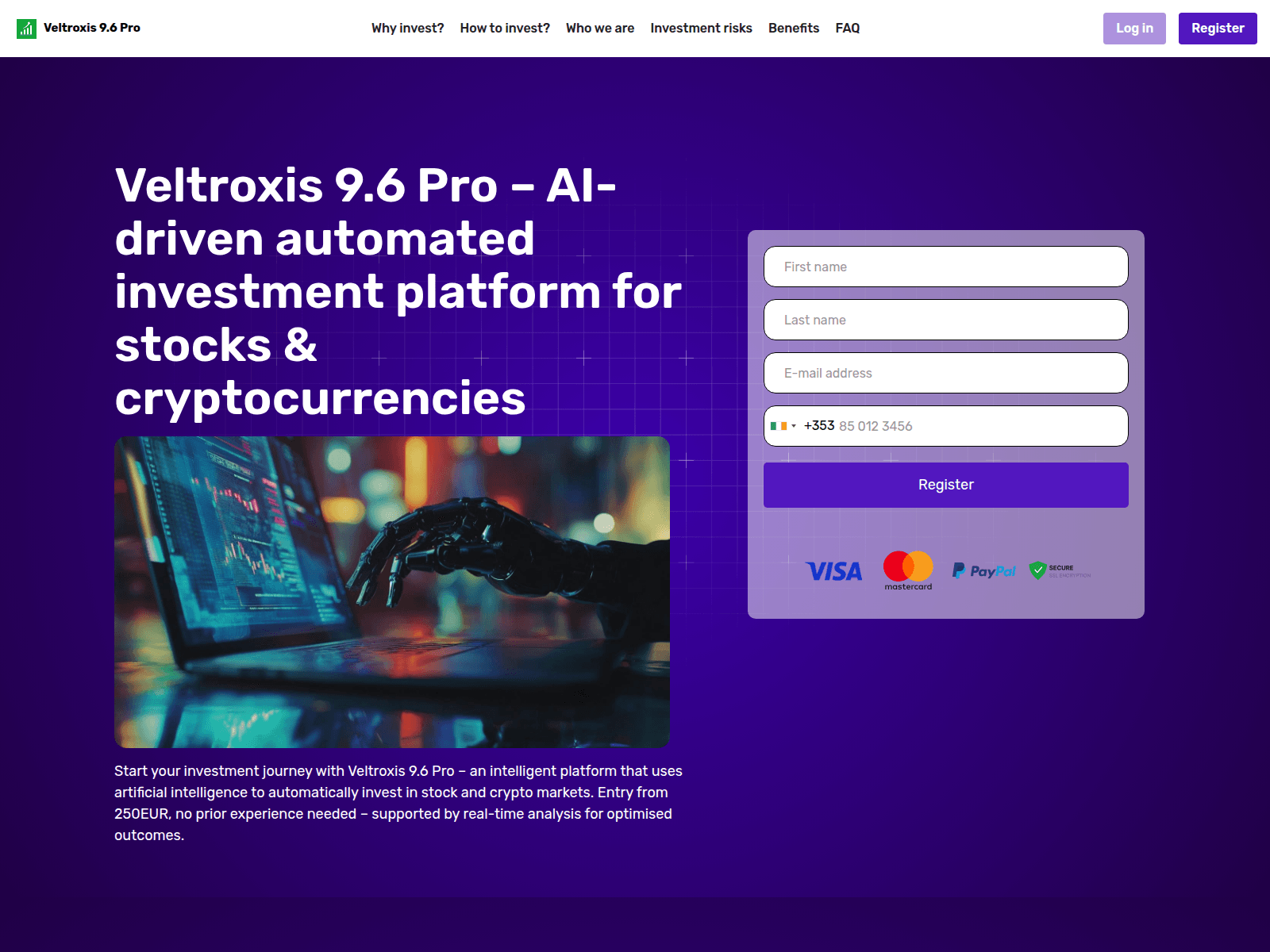 Screenshot of veltroxis-9-6-pro.com