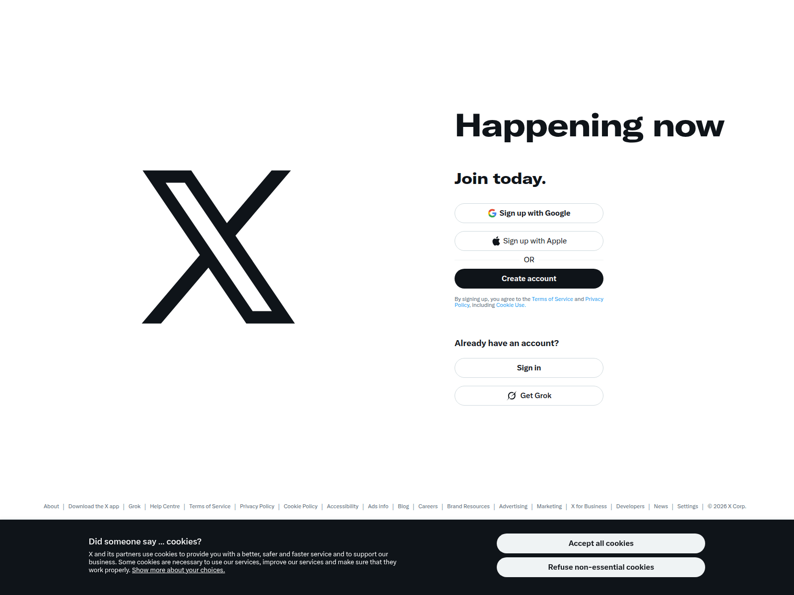 Screenshot of reported-x.com