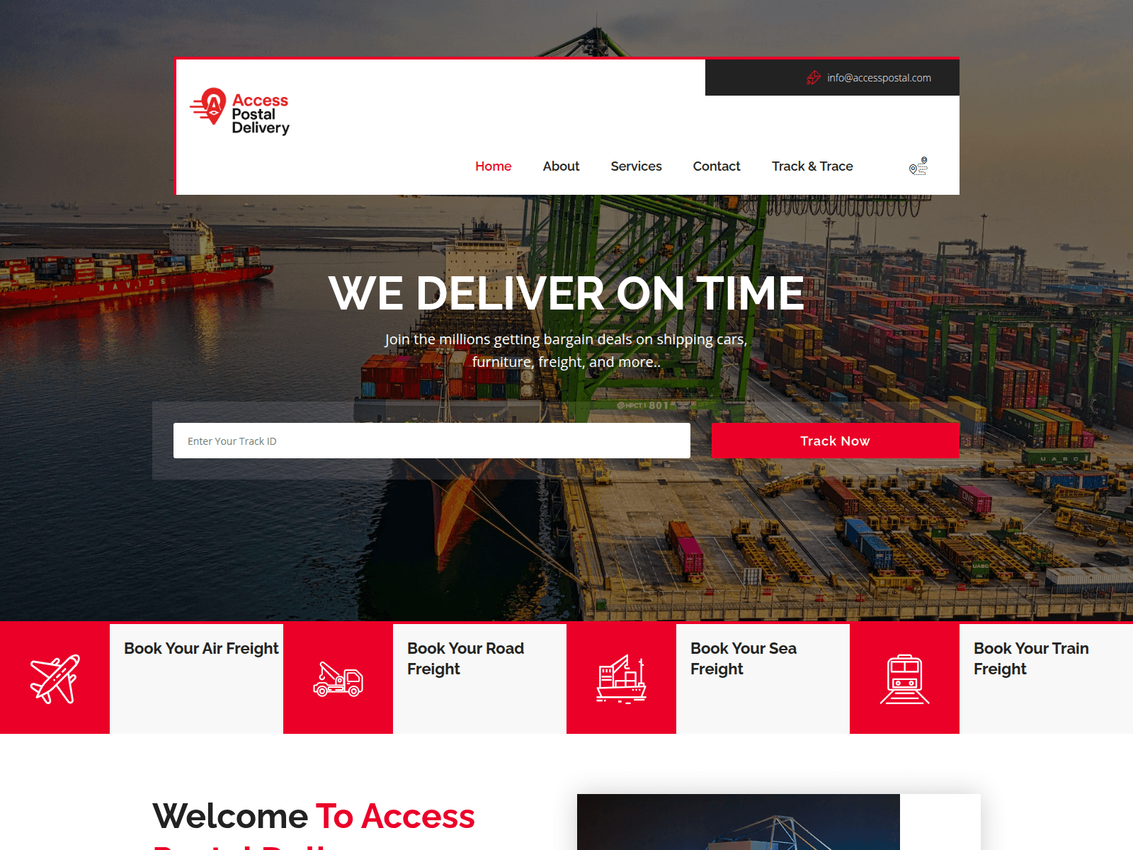Screenshot of accesspostal.com