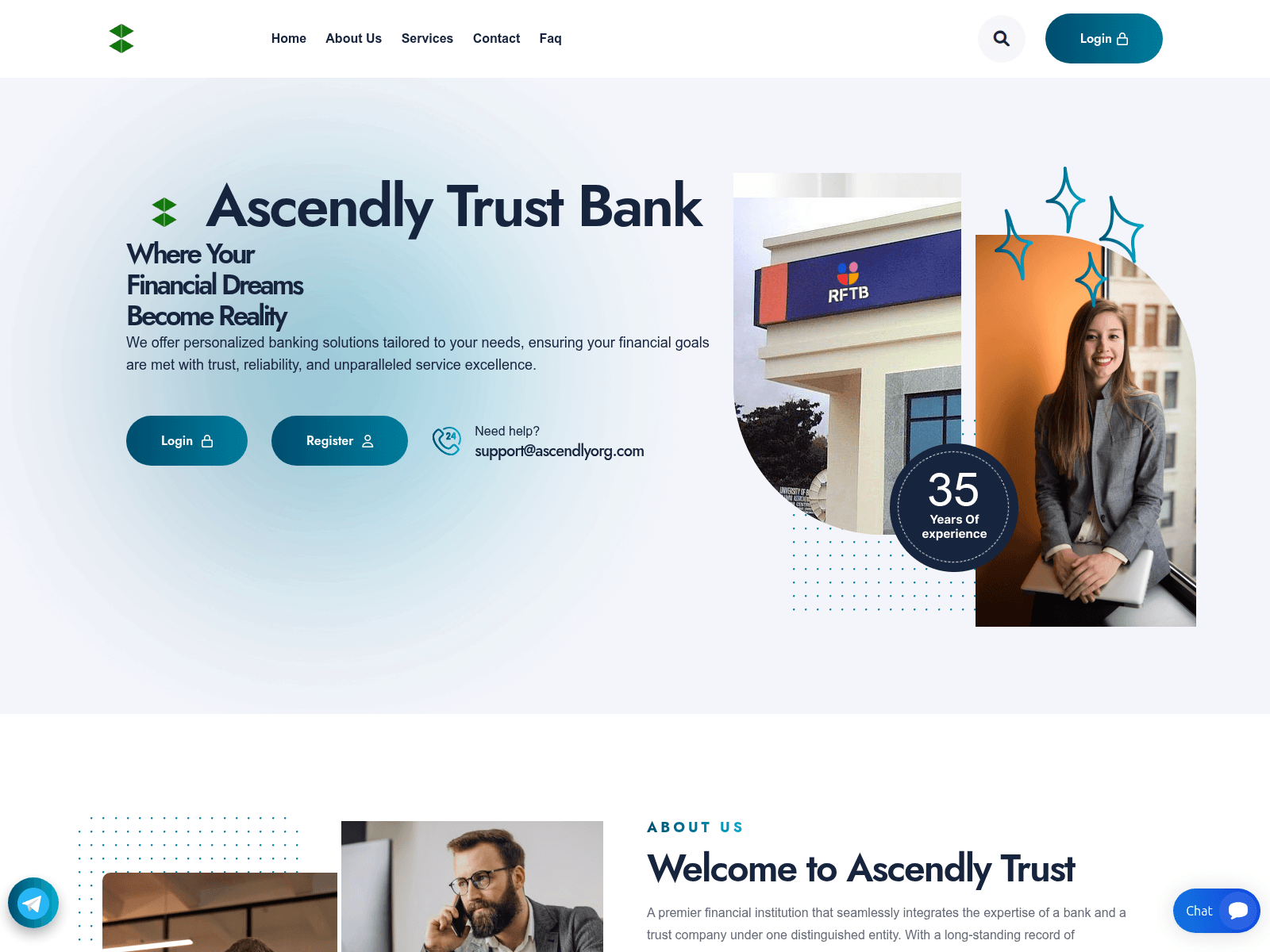 Screenshot of ascendlyorg.com