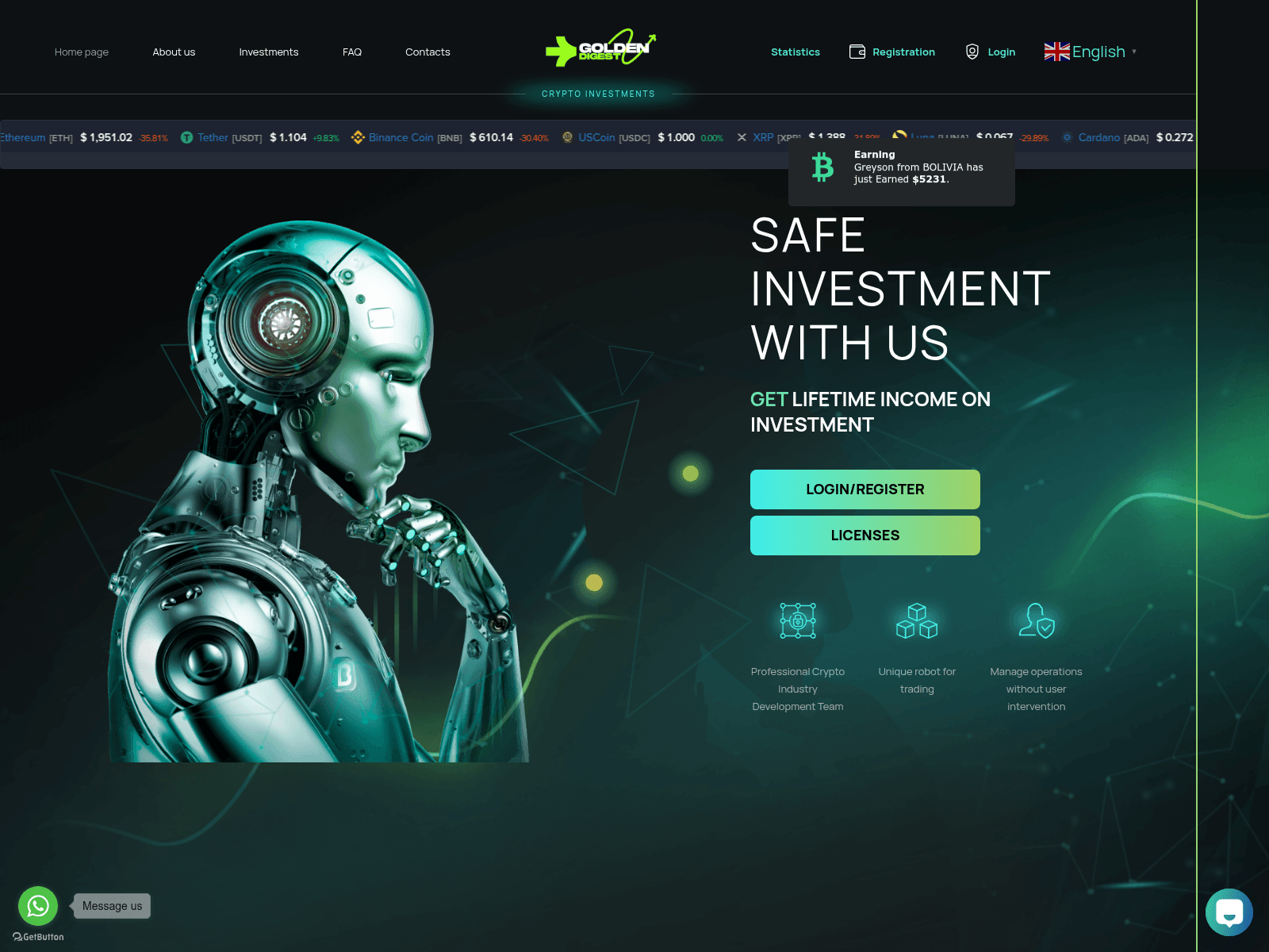 Screenshot of goldendigest.ltd