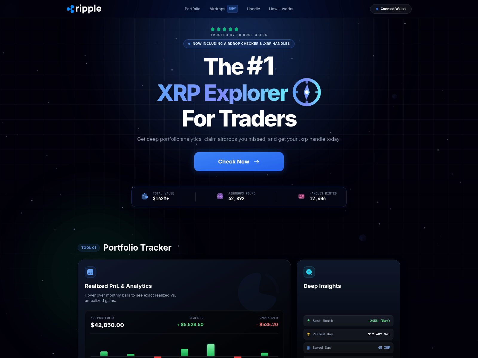 Screenshot of xrp-explore.live