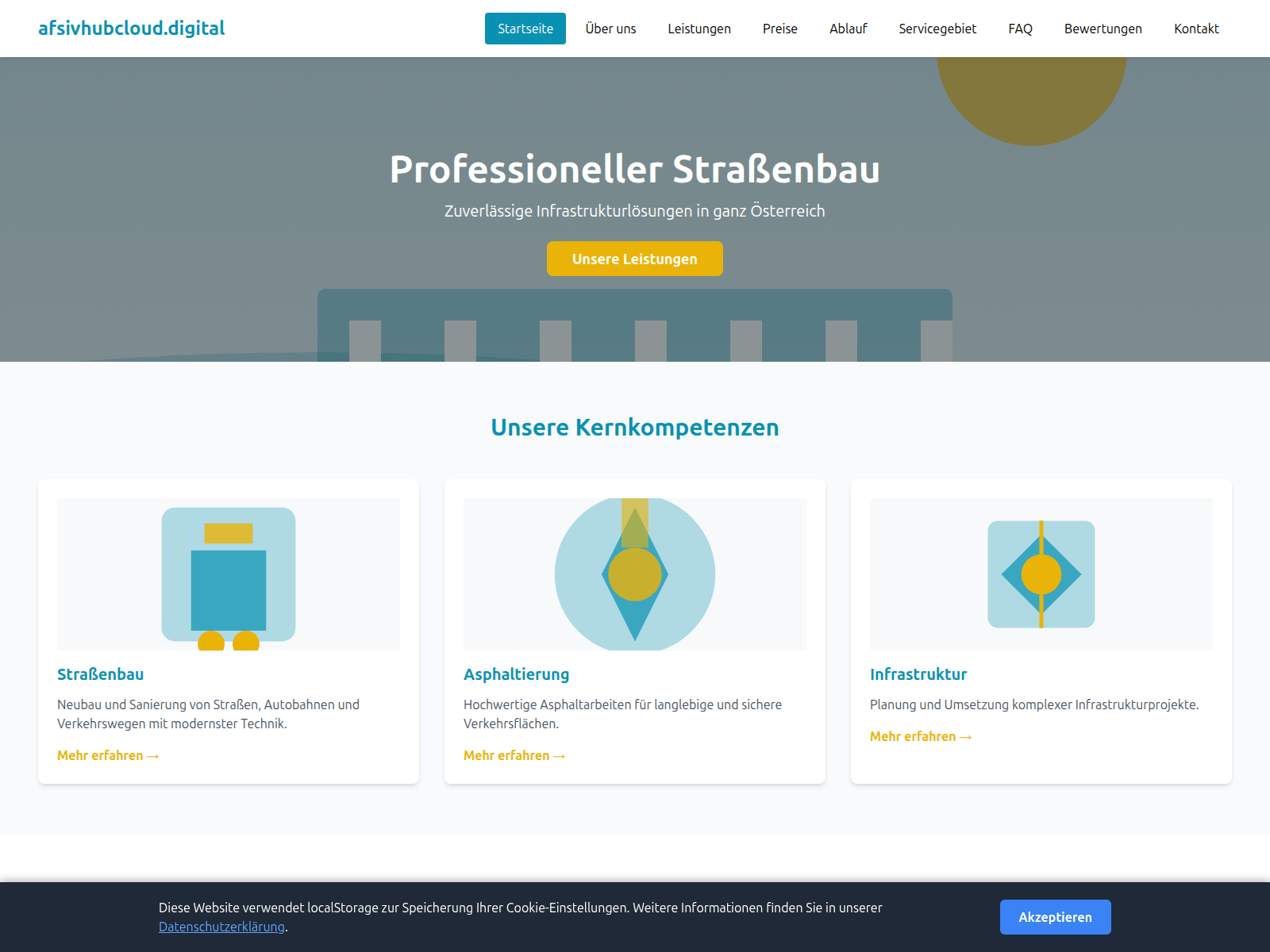 Screenshot of afsivhubcloud.digital