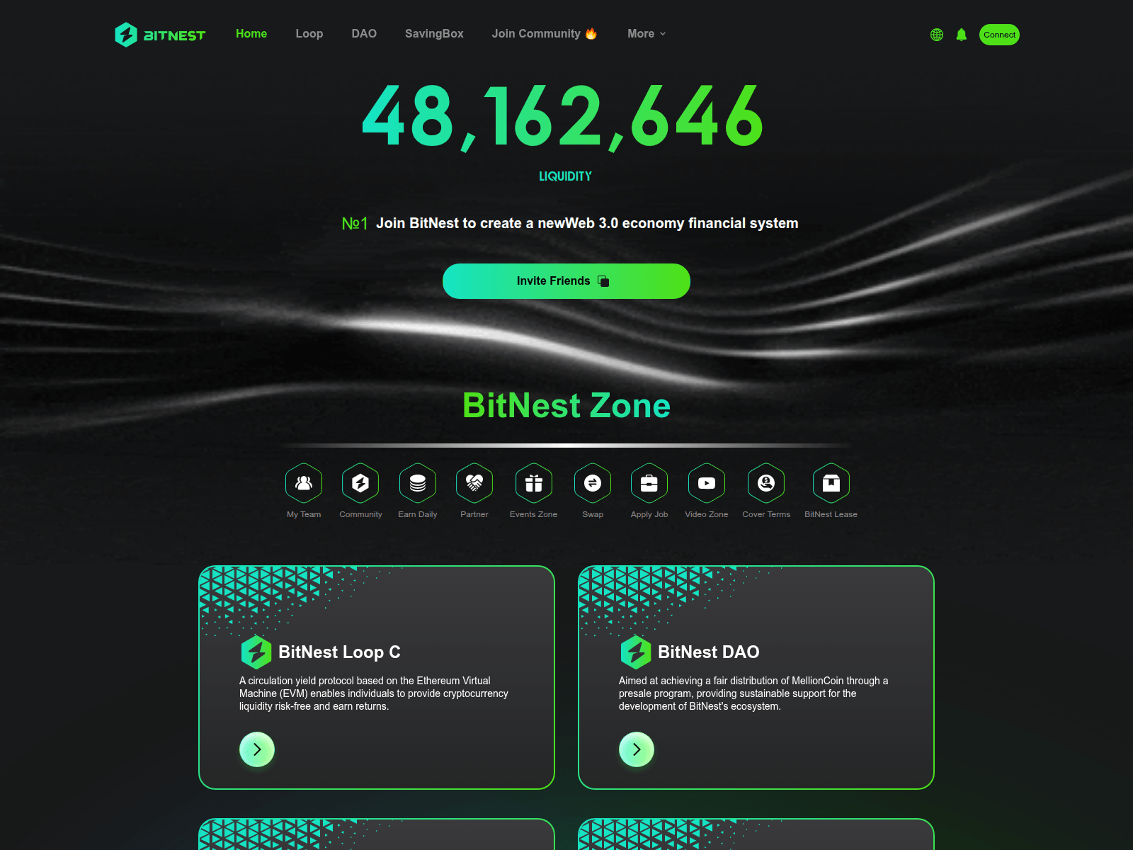 Screenshot of bitnest.me