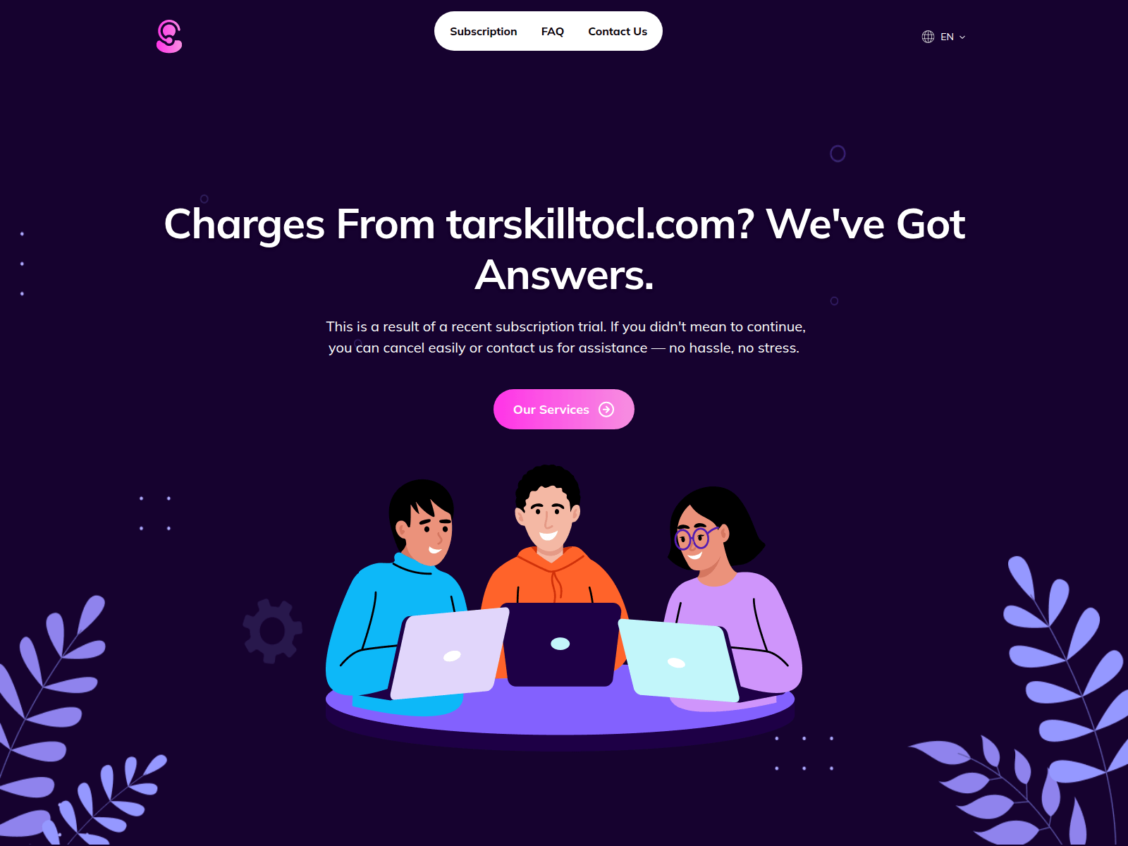 Screenshot of tarskilltocl.com