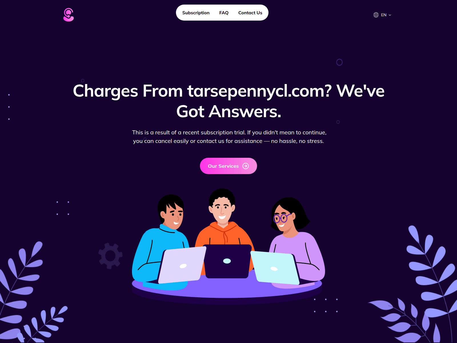 Screenshot of tarsepennycl.com