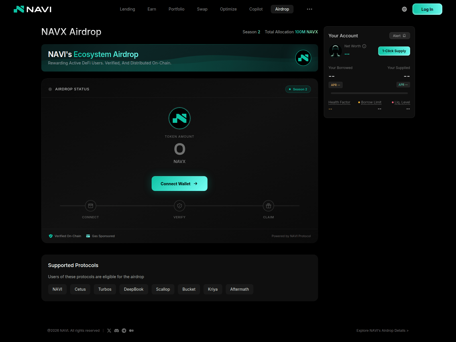 Screenshot of navprotrocol.bond