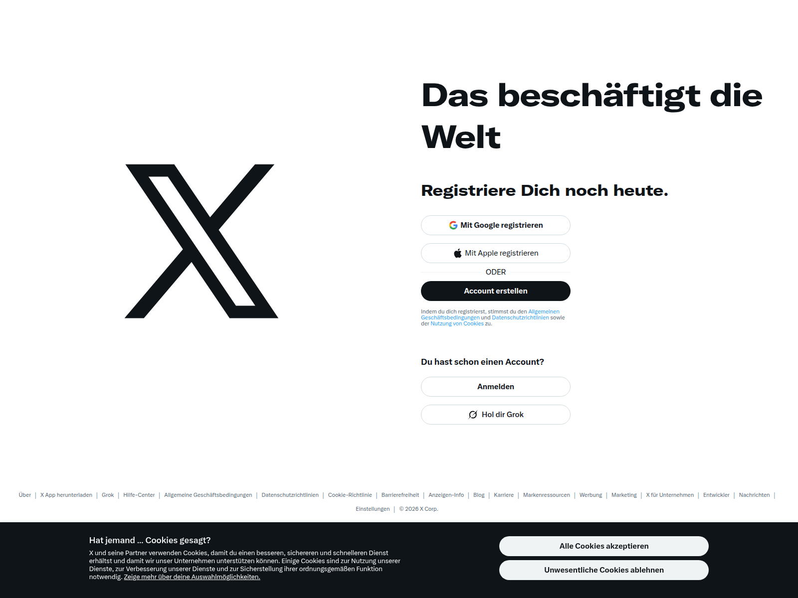 Screenshot of decisions-x.com